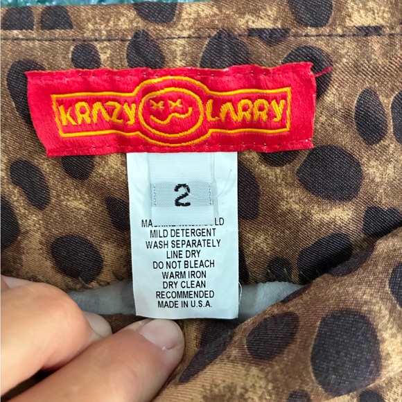 Krazy Larry 🐅Leopard Print Women's Pants - Picture 5 of 12